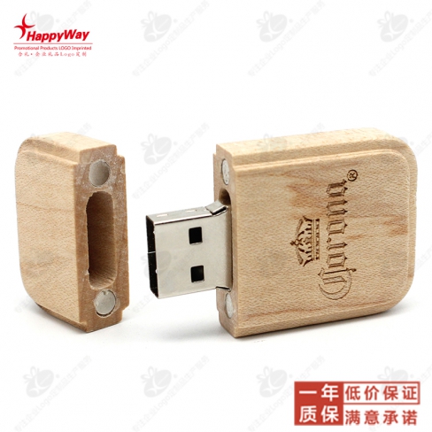 8G仿打火机造型U盘木质