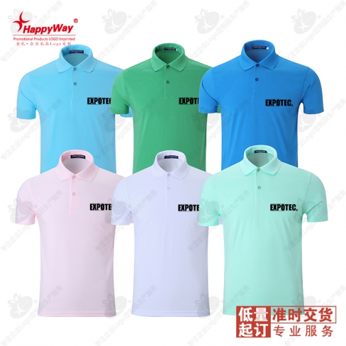 AB棉平纹翻领POLO衫