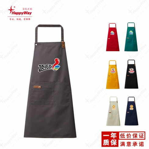 防水挂脖围裙