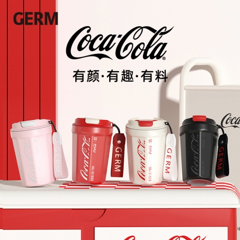 390ml格沁GERM可口可乐联名款菱形咖啡杯